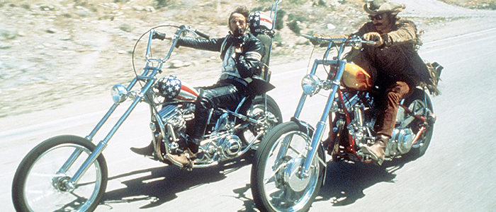 Peter Fonda and Dennis Hopper in Easy Rider (1969)