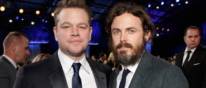 Matt Damon and Casey Affleck at the 22nd Annual Critics Choice Awards (2016)