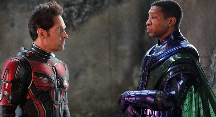 Paul Rudd and Jonathan Majors in Ant-Man and the Wasp: Quantumania (2023)