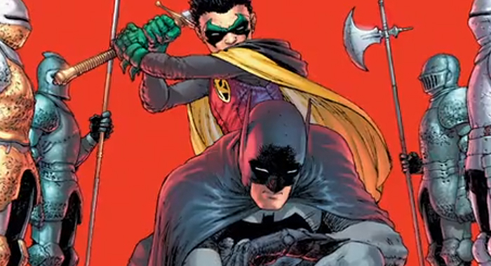 Image of Bruce Wayne/Batman and Damian Wayne/Robin