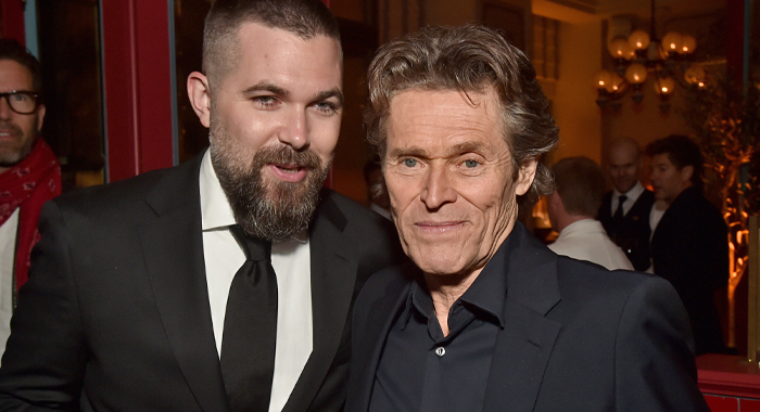 Director Robert Eggers and Willem Dafoe at the Los Angeles Premiere of The Northman (2022)