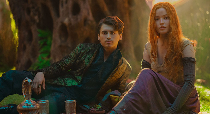 Dempsey Bryk and Ellie Bamber in WILLOW season 1 