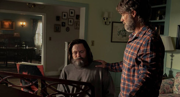 Nick Offerman and Murray Bartlett in The Last of Us