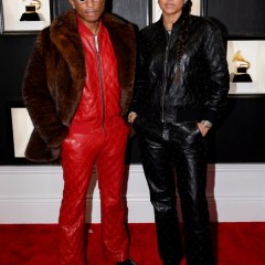 Pharrell Williams and Helen Lasichanh