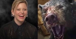 Elizabeth Banks and the Cast of <em>Cocaine Bear</em> Offer Tips on How to Survive a Bear Attack
