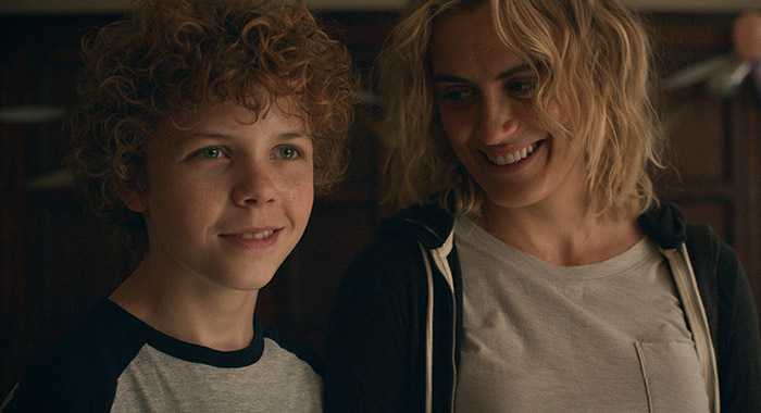 Colin O’Brien and Taylor Schilling in "Dear Edward" 