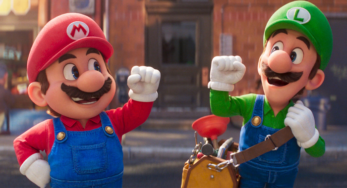 Mario and Luigi in The Super Mario Bros. Movie (2023)