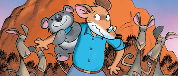 Cover art for Geronimo Stilton #29: Down and Out Down Under