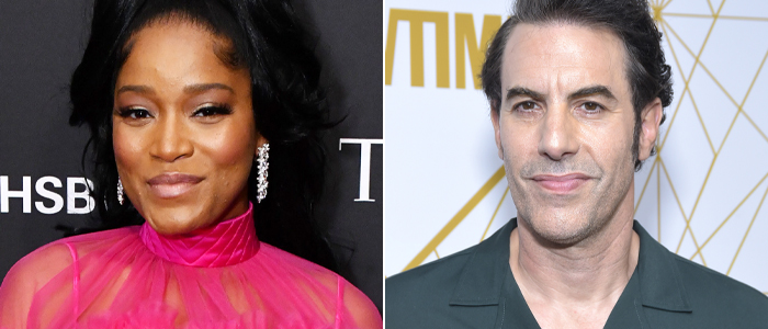 Keke Palmer and Sacha Baron Cohen