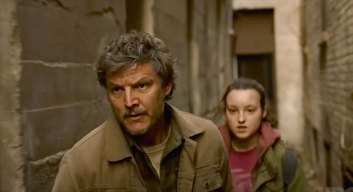 Pedro Pascal, Bella Ramsey in The Last of Us ep 4 featurette screencap