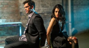 “Pilot” – Inspired by James Cameron’s hit action/comedy film of the same name, TRUE LIES follows Harry Tasker (Steve Howey), a first-class international spy for U.S. intelligence agency Omega Sector, and his wife, Helen (Ginger Gonzaga), a language professor bored with her daily routine, who makes the shocking discovery that her seemingly ordinary husband is leading an extraordinary double life. With the secret out, Omega recruits Helen, who impresses everyone with her formidable skills (thanks to Tae Bo and yoga), and she joins Harry and his team of top-notch operatives, embarking on covert missions around the globe and an exhilarating life of danger and adventure – all while keeping their adventures a secret from their children. The renewed bond between them adds much-needed sizzle to the Taskers’ emotionally distant marriage and upends the top-secret world of Omega Sector. But, as Harry says, if you’re going to save the world, you might as well do it for the ones you love, on the series premiere of TRUE LIES, Wednesday, March 1 (10:00-11:00 PM, ET/PT) on the CBS Television Network and available on the CBS app and streaming on Paramount+. Series also stars Omar Miller, Mike O’Gorman, Annabella Didion and Lucas Jaye. Beverly D’Angelo guest stars as Omega Sector Director Trilby. Pictured (L-R): Steve Howey as Harry Tasker and Ginger Gonzaga as Helen Tasker. Photo: Alan Markfield/CBS ©2021 CBS Broadcasting, Inc. All Rights Reserved