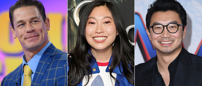 John Cena, Awkwafina, and Simu Liu