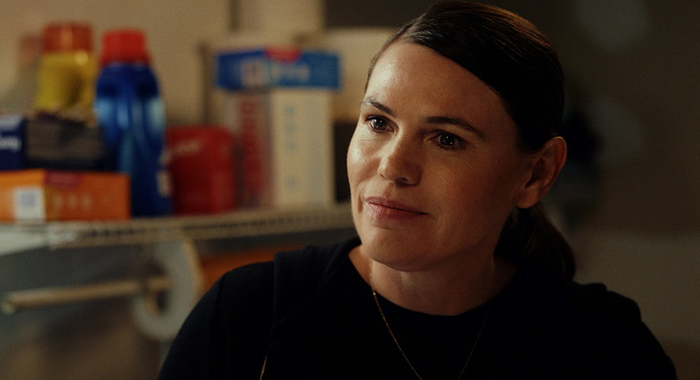 POKER FACE -- “The Hook" Episode 110 -- Pictured: Clea DuVall as Emily Cale -- (Photo by: Peacock)