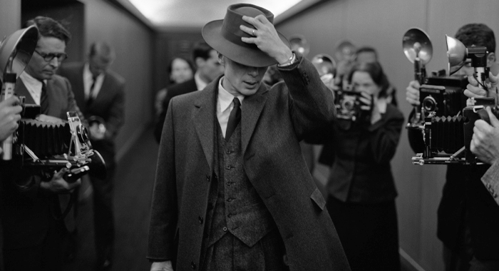 Cillian Murphy as J. Robert Oppenheimer in Oppenheimer (2023)