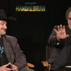 <em>The Mandalorian</em> Creators Jon Favreau and Dave Filoni on Grogu’s Force Training and the Darksaber’s Significance