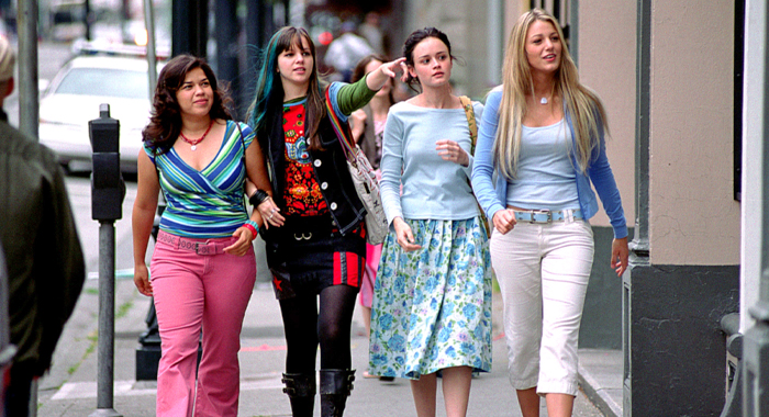 America Ferrera, Amber Tamblyn, Alexis Bledel, and Blake Lively in The Sisterhood of the Traveling Pants (2005)