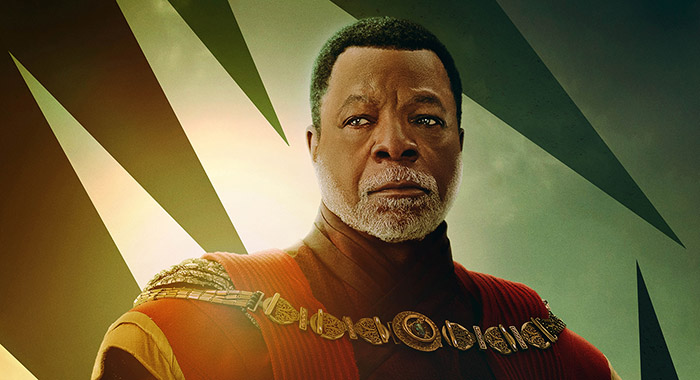 Greef Carga (Carl Weathers) in a poster for The Mandalorian, Season 3