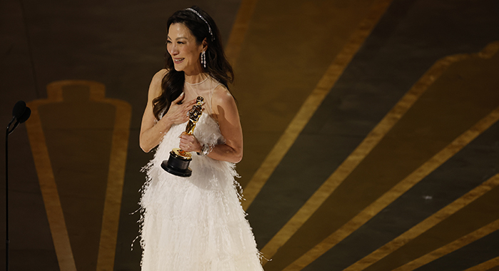 THE OSCARS® - The 95th Oscars® will air live from the Dolby® Theatre at Ovation Hollywood on ABC and broadcast outlets worldwide on Sunday, March 12, 2023, at 8 p.m. EDT/5 p.m. PDT. (ABC) MICHELLE YEOH