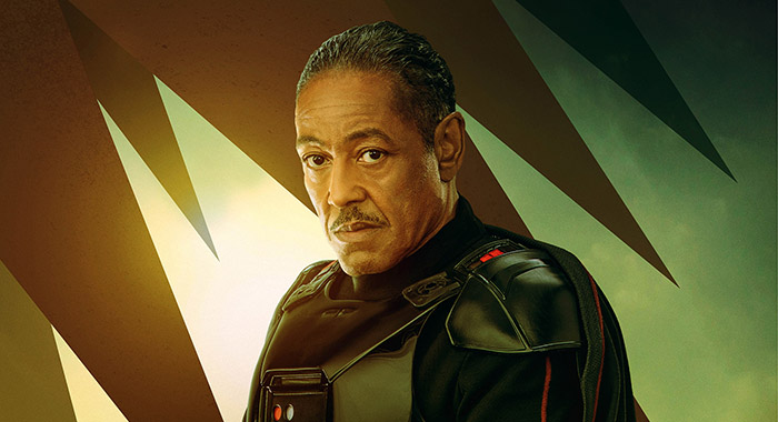 Giancarlo Esposito as Moff Gideon in The Mandalorian season 3 character poster