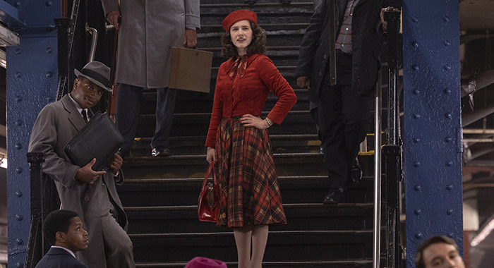 Rachel Brosnahan (Miriam 'Midge' Maisel)