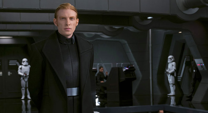 Domhnall Gleeson in Star Wars: The Last Jedi