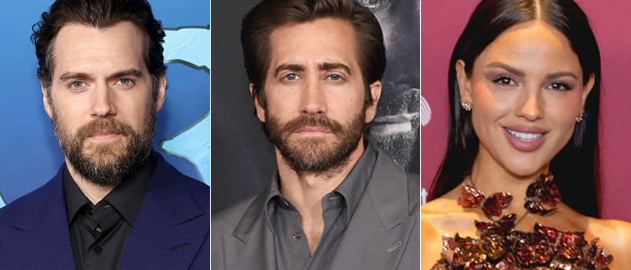 Henry Cavill, Jake Gyllenhaal, and Eiza Gonzalez