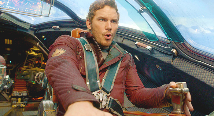 Chris Pratt as Star-Lord in Guardians of the Galaxy (2014)