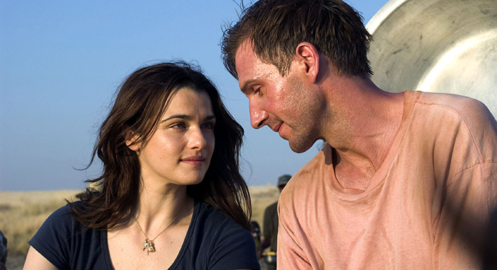 THE CONSTANT GARDENER, Rachel Weisz, Ralph Fiennes