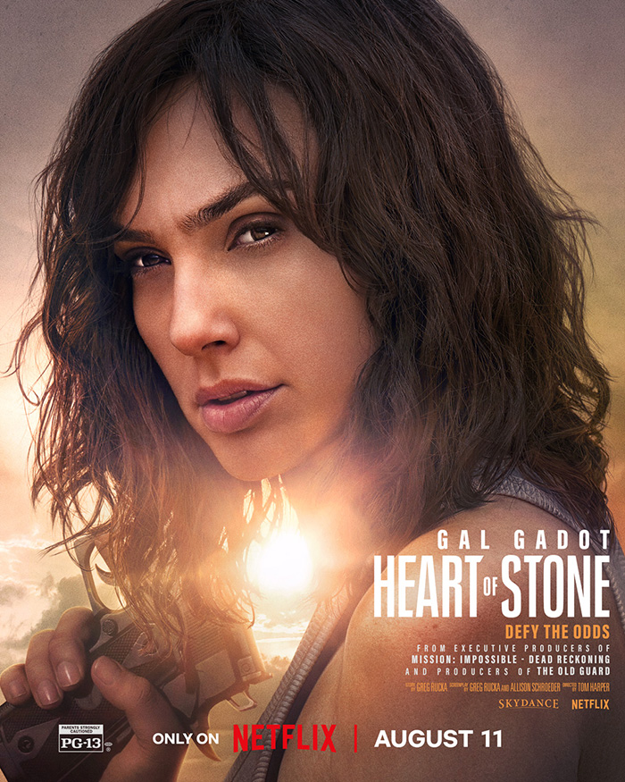 Gal Gadot in Heart of Stone poster