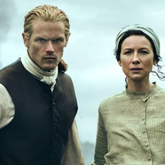 <em>Outlander</em> Stars Sam Heughan and Caitríona Balfe on Love, Death, and the Happiest Place on Earth