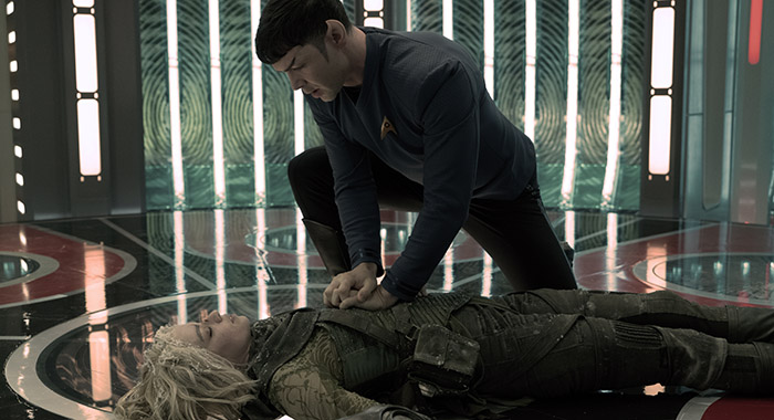 Jess Bush and Ethan Peck in Star Trek: Strange New Worlds season 2