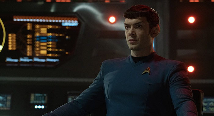 Ethan Peck in Star Trek: Strange New Worlds season 2