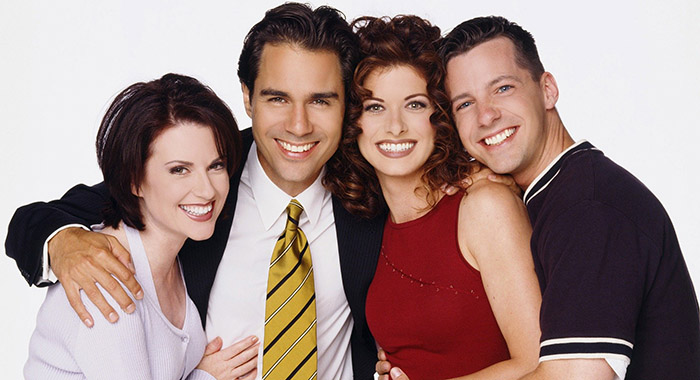 Will & Grace stars Megan Mullally, Eric McCormack, Debra Messing, and Sean Hayes