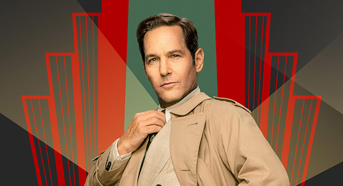 Paul Rudd in a poster for Only Murders in the Building season 3