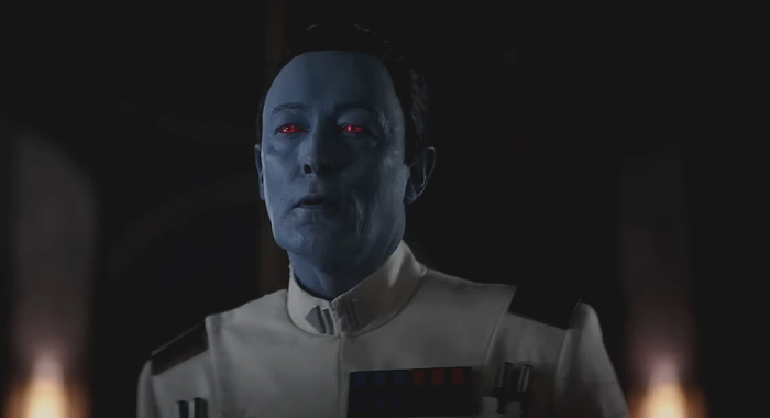 Lars Mikkelsen as Grand Admiral Thrawn in Star Wars: Ahsoka (2023)