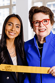 GROUNDBREAKERS: BILLIE JEAN KING and DIANA FLORES