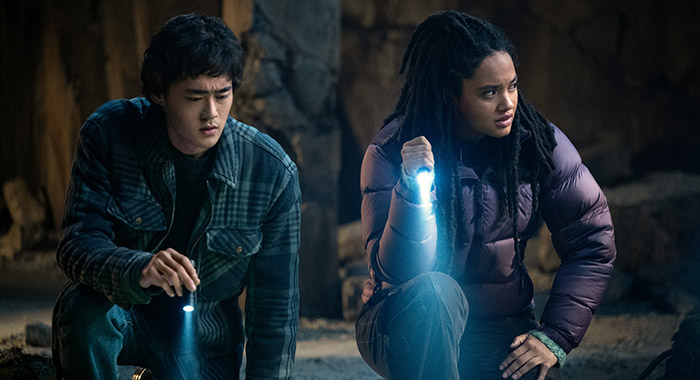 Ren Watabe and Kiersey Clemons in Monarch: Legacy of Monsters