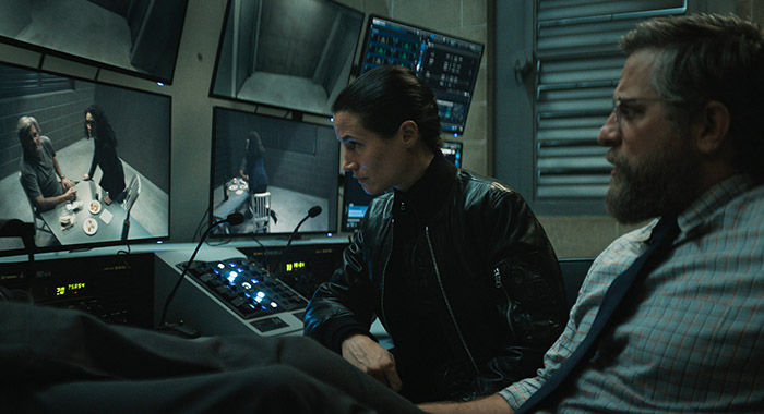 Elisa Lasowski and Joe Tippett in Monarch: Legacy of Monsters