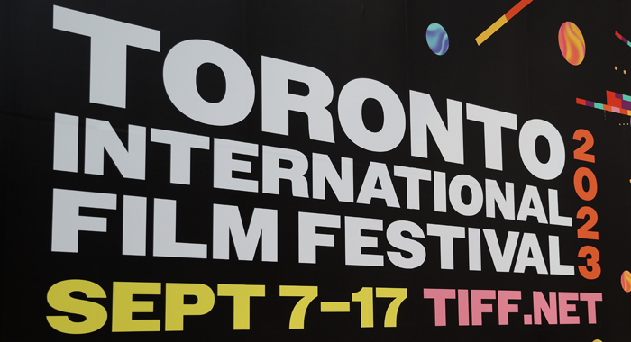 Signage at the 2023 Toronto International Film Festival