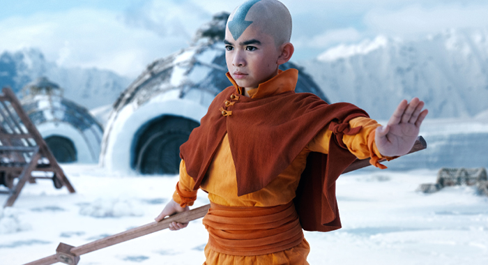 Gordon Cormier as Aang in Avatar: The Last Airbender: Season 1 (2023)