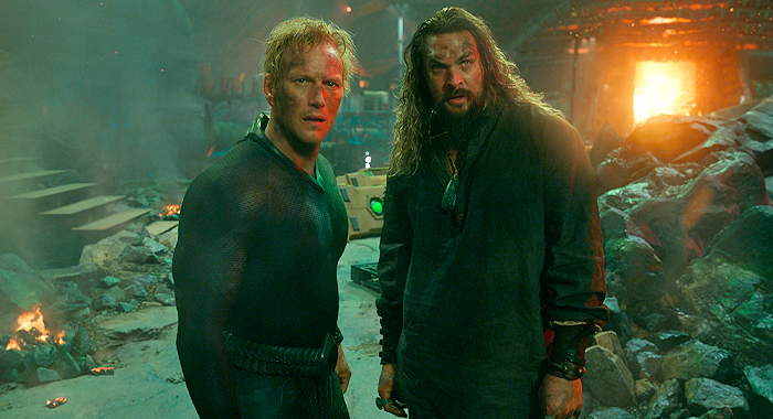 Patrick Wilson and Jason Momoa as Orm and Aquaman in Aquaman and the Lost Kingdom (2023)