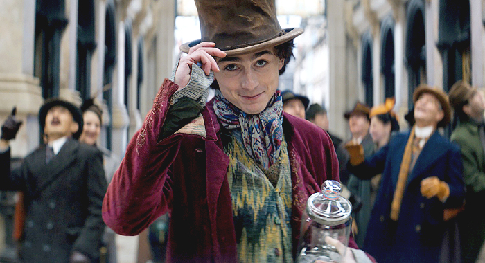 Timothée Chalamet in Wonka (2023)