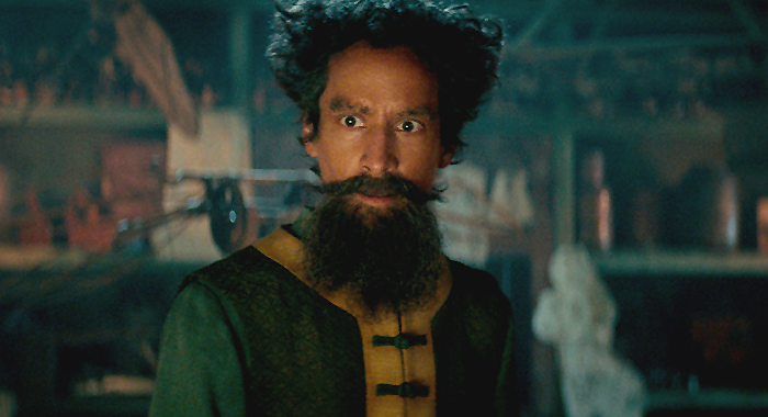 Danny Pudi as The Mechanist in season 1 of Avatar: The Last Airbender (2024)