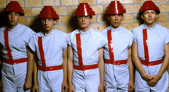 Image of the band Devo from documentary Devo (2024)