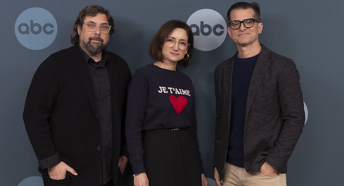 2024 TCA WINTER PRESS TOUR - ABC Winter TCA Press Tour panels featured in-person Q&As with the stars and executive producers of new and returning series on Saturday, Feb. 10. (Disney/PictureGroup) JASON EHRLICH, CLAIRE FREELAND, BENNETT GRAEBNER