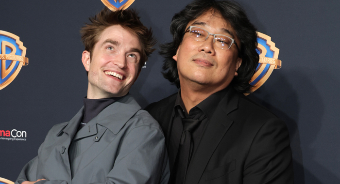 Robert Pattinson and Bong Joon-ho at CinemaCon 2024