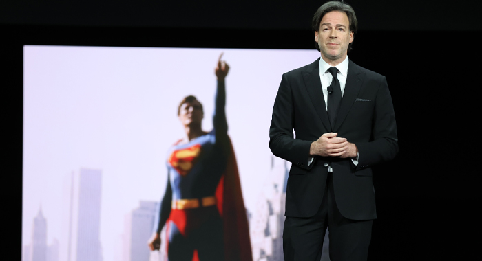 Peter Safran presents Super/Man: The Christopher Reeve Story at CinemaCon 2024