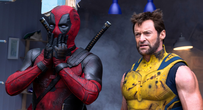 Ryan Reynolds and Hugh Jackman in Deadpool & Wolverine (2024)