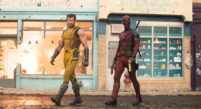 Ryan Reynolds and Hugh Jackman in Deadpool & Wolverine (2024)