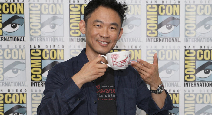 James Wan at a Comic-Con panel for Teacup (2024)